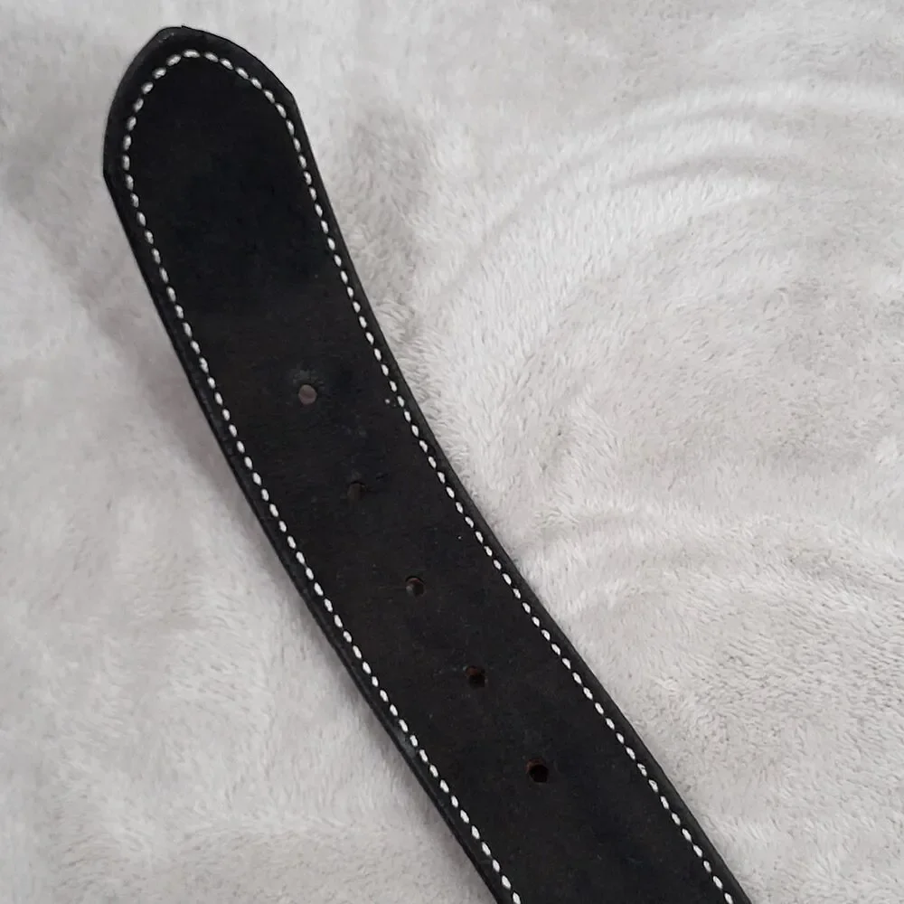 DeSantis Plain Lined Leather Holster Belt Mens Size 40 Brown B12 Series USA